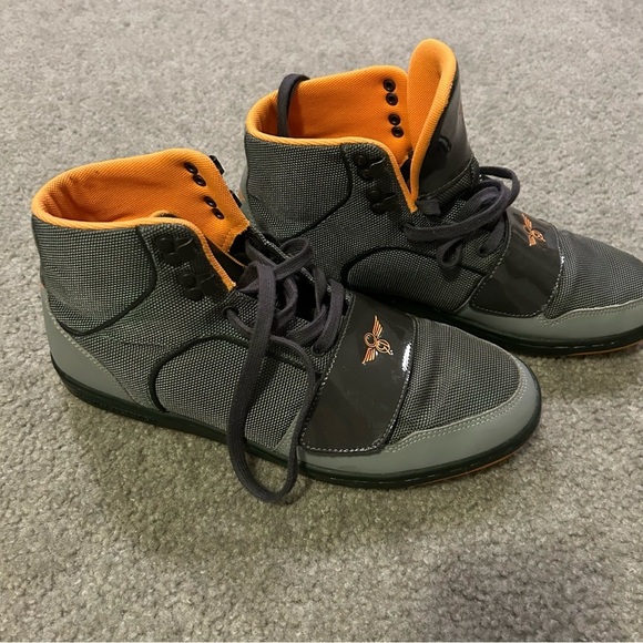 VTG RARE Creative Recreation Cesario CR-411 in Grey/Orange - Picture 6 of 8